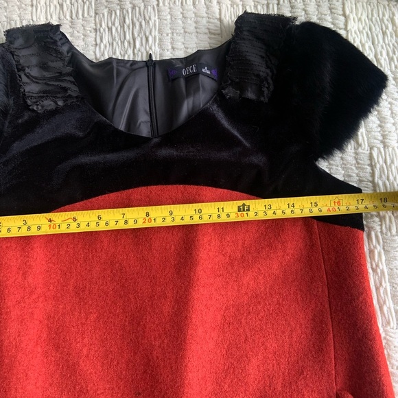 OECE Colorblock Parisian Mini Dress – Size Small - Picture 9 of 10